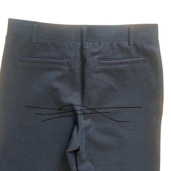 Quince Flared Ultra-Stretch Ponte Trouser, comfort, career, travel, Black, S - Picture 9 of 11